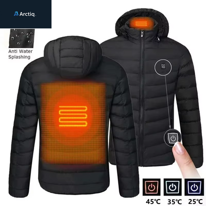 9/19 Areas Heated Jacket Women'S Warm Vest USB Men'S Heating Jacket Heated Vests Coat Hunting Hiking Camping Autumn Winter Male