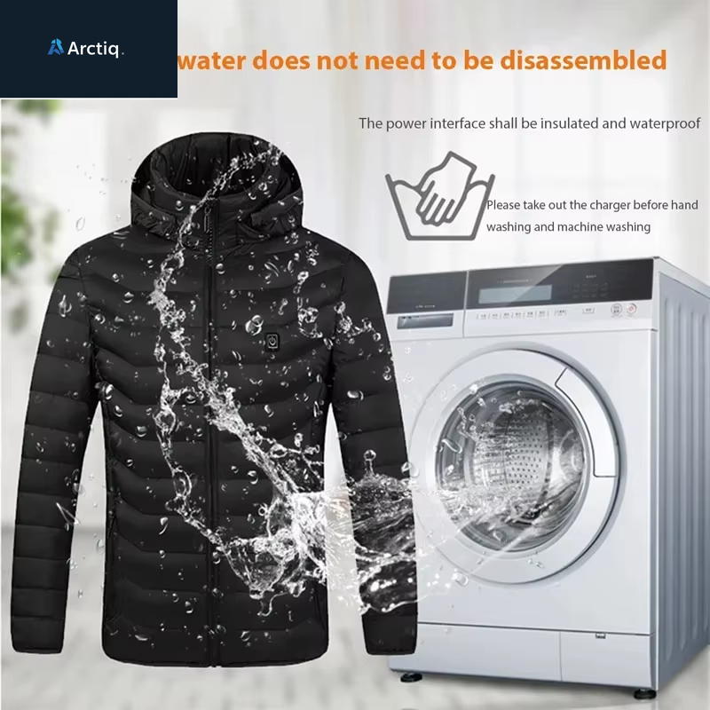 9/19 Areas Heated Jacket Women'S Warm Vest USB Men'S Heating Jacket Heated Vests Coat Hunting Hiking Camping Autumn Winter Male