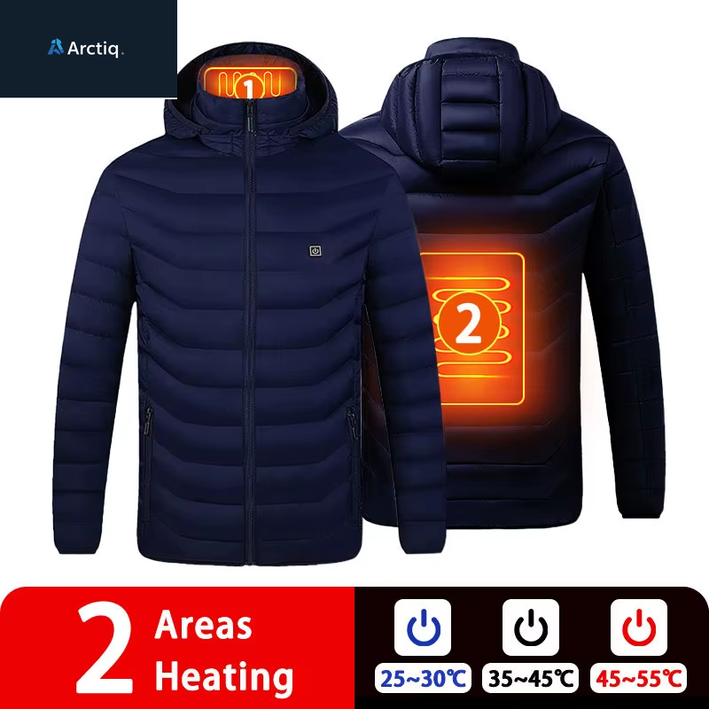 9/19 Areas Heated Jacket Women'S Warm Vest USB Men'S Heating Jacket Heated Vests Coat Hunting Hiking Camping Autumn Winter Male
