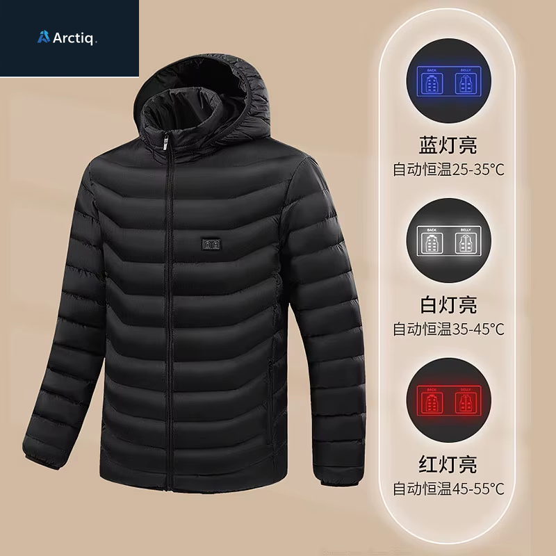 9/19 Areas Heated Jacket Women'S Warm Vest USB Men'S Heating Jacket Heated Vests Coat Hunting Hiking Camping Autumn Winter Male